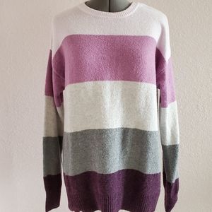 Color block sweater